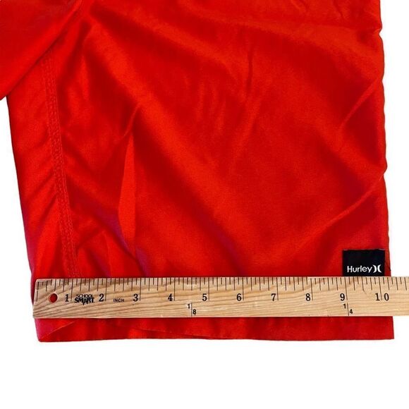 Hurley Mens Phantom One & Only Boardshorts Durable Water Bright Crimson Size 31 - Picture 8 of 8